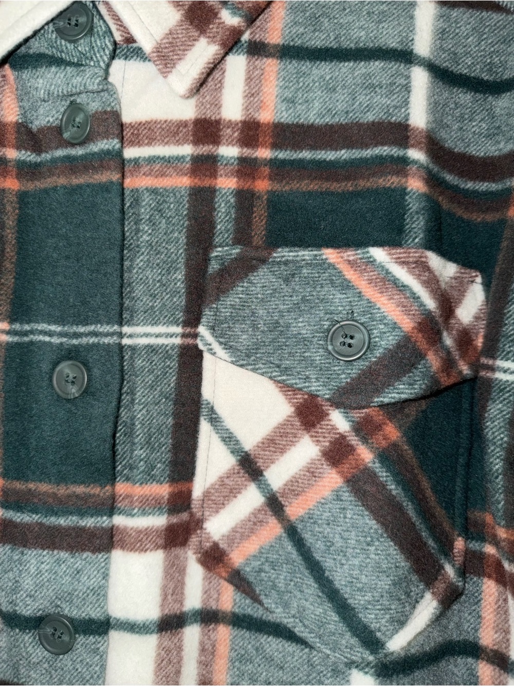 WoolX Sawyer Shacket  - Shirt Jacket Green Plaid - Picture 4 of 9